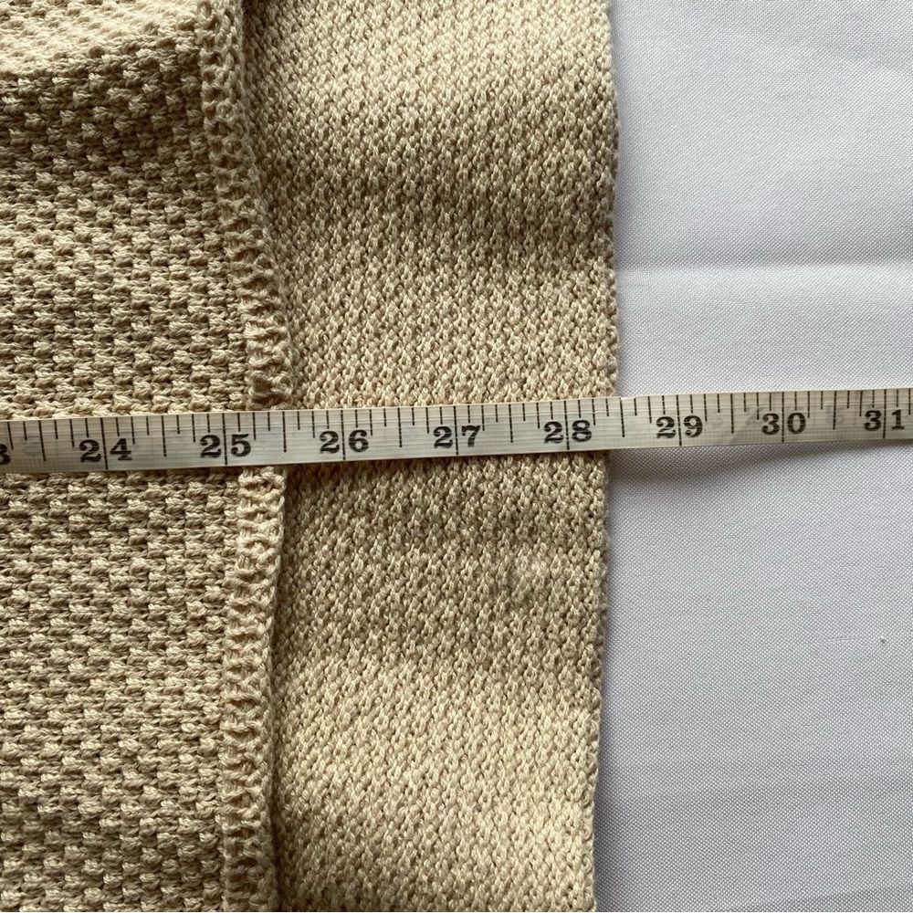 Free People Beach Oatmeal Hailey Sweater/ Pants Waffle Knit Set Size Small - Picture 16 of 16